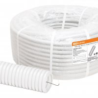 Труба гофрированная ПВХ 32мм белый TDM (50)