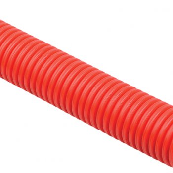 Труба гофрированная двустенная ПНД 63мм красный IEK (50)
