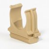 Крепёж-клипса для трубы D16мм дерево светлое U-Plast (10)