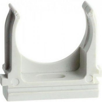Крепёж-клипса для  трубы D32мм серый U-Plast (50)