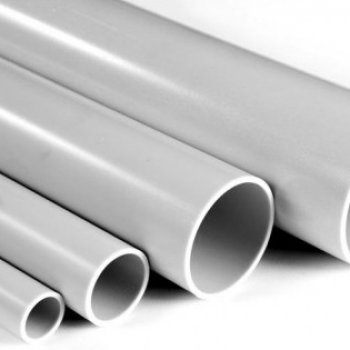 Tруба гладкая ПВХ жесткая 16мм 3м серый U-plast (156)