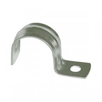 Скоба метал 1-лапковая d25-26мм (100)