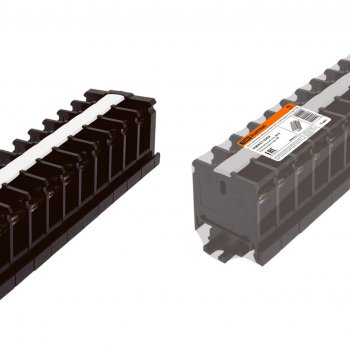Блок зажимов  20А 10пар до 2.5мм² DIN БЗН TDM (10)