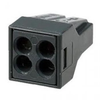 Зажим безвинтовой 4x(0.75-2.5мм²) IEK (100)