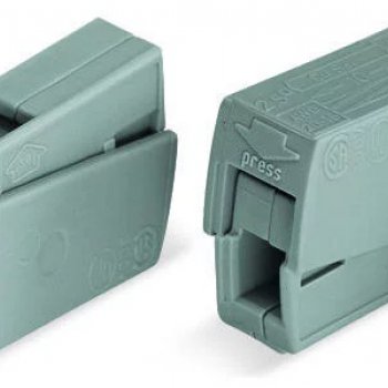 Зажим безвинтовой 1x(1.0-2.5мм²) Wago (100)