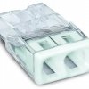 Зажим безвинтовой 2x(1-2.5мм²) Compact Wago (100)