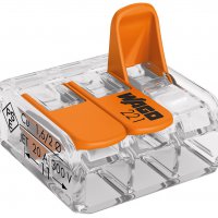 Зажим безвинтовой рычажковый 3x(0.14-4мм²) Wago (50)