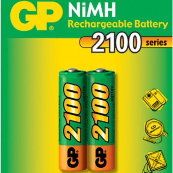 Аккумулятор NiMh R 6 2100мАч GP 2xBL (20)
