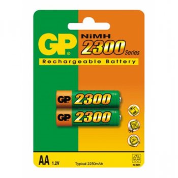Аккумулятор NiMh R 6 2300мАч GP 2xBL (20/200)