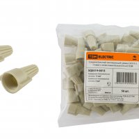 Соединительный изолирующий зажим 15мм2 с лепестками белый СИЗ-Л-3 TDM 50шт (10)