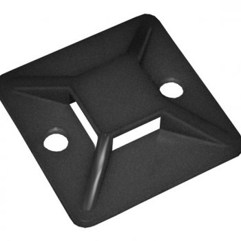 Площадка под хомут 20x20 самоклеящаяся чёрный 100шт IEK (10)