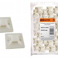 Площадка под хомут 25x25 самоклеящаяся 100шт TDM (5)