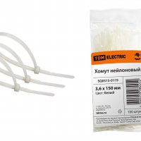 Хомут 3.6x150 белый 100шт TDM (20)