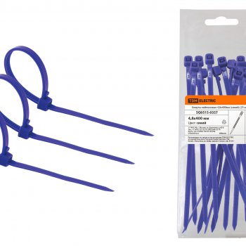 Хомут 4.8x400 синий 25шт TDM (20)