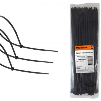 Хомут 7.6x450 черный 100шт TDM (5)