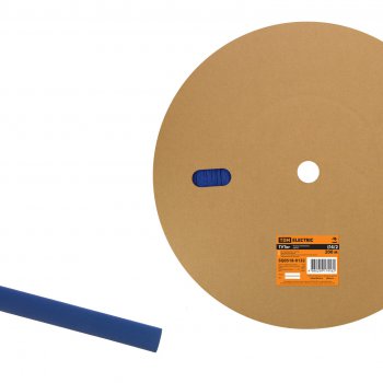 Трубка термоусадочная ТУТнг 4/2мм синий ролл TDM (200)