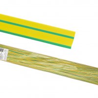 Трубка термоусадочная ТУТнг 10/5мм желто-зелёный 1м TDM (50)