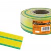 Трубка термоусадочная ТУТнг 40/20 желто-зелёный ролл TDM (50)