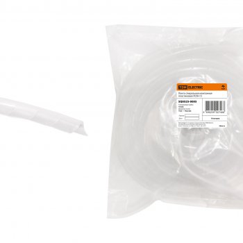 Лента спиральная монтажная пластиковая D15мм 10м TDM ЛСМ-15 (40)