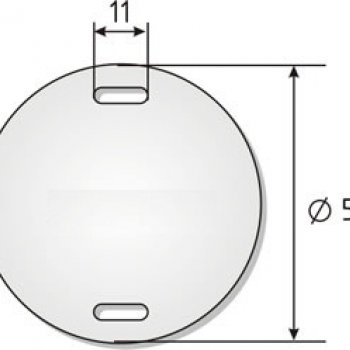 Бирка У-135 (круг) (60)