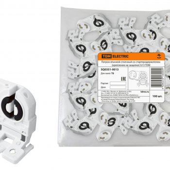 Патрон G13 пластик втычной стоечный стартеродержатель TDM (100)