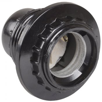 Патрон карболит подвесной кольцо Е27 IEK инд упак (50)