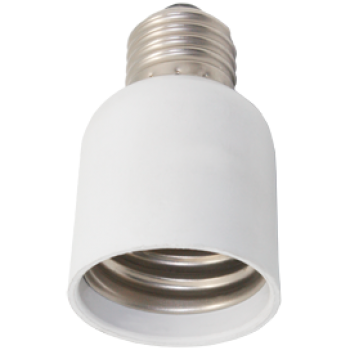 Переходник Е27-Е40 Ecola белый