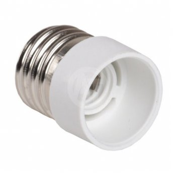 Переходник Е27-Е14 IEK белый (50)