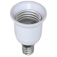 Переходник Е14-Е27 SmartBuy белый (200)