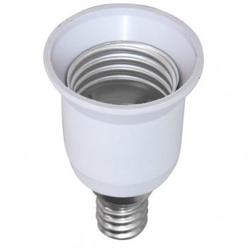 Переходник Е14-Е27 SmartBuy белый (200)