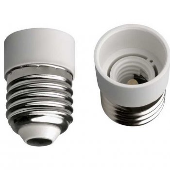 Переходник Е27-Е14 SmartBuy белый (200)