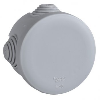 Коробкa Schneider Electric D65x45мм IP55 4 ввода (150)