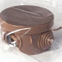 Коробка УПр d65*40 Дуб IP54 4 ввода (180)