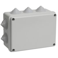 Коробка IEK 190х140х70мм IP44 10вводов КМ41243 (20)