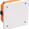 Коробка IEK 92х92х45мм крышка лапки КМ41022 (126)