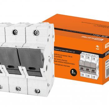 Держатель плавкой вставки TDM ДПВ 14х51 3П (2)