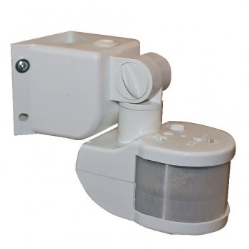 Датчик движение IEK ДД-018В 1100Вт 180° 12м белый IP44 (12)