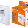 Датчик движения TDM ДДВ-01 600Вт 9м 120° IP20 (100)