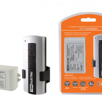 Пульт управл. светом TDM ПУ1-МК-3 (3-канал,1кВт) (50)