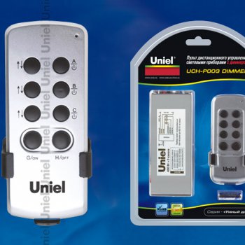 Пульт управления светом Uniel P003 (3-канал, 450Вт, диммер) (50)