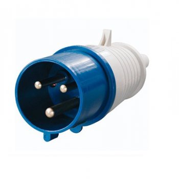 Вилка 023 2Р+РЕ 32А 220В IP44 MAGNUM IEK (10)