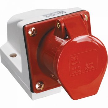 Розетка 115 стационарная 3Р+РЕ+N 16А 380В IP44 MAGNUM IEK (10)