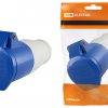 Розетка TDM 233 переносная 2Р+РЕ 63А 220В IP54 (2)