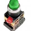 Кнопка IEK ABLFP-22 1з+1p 220В подсветка зелёный (10)