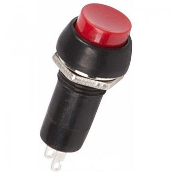 Кнопка Rexant выкл-вкл 1А микро нефиксируемая красный (10)