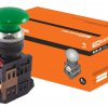Кнопка TDM AEA-22 Гриб 1з+1p 220В зелёный (10)