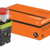 Кнопка TDM BW3461 1з подсветка красный (10)