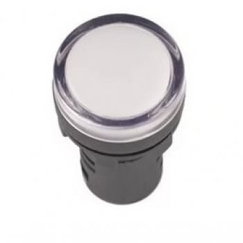 Лампа индикаторная IEK AD-22DS(LED) белый  36В (10)