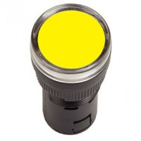 Лампа индикаторная IEK AD-22DS(LED) желтый 220В (10)