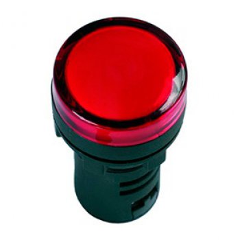 Лампа индикаторная IEK AD-22DS(LED) красный  36В (10)
